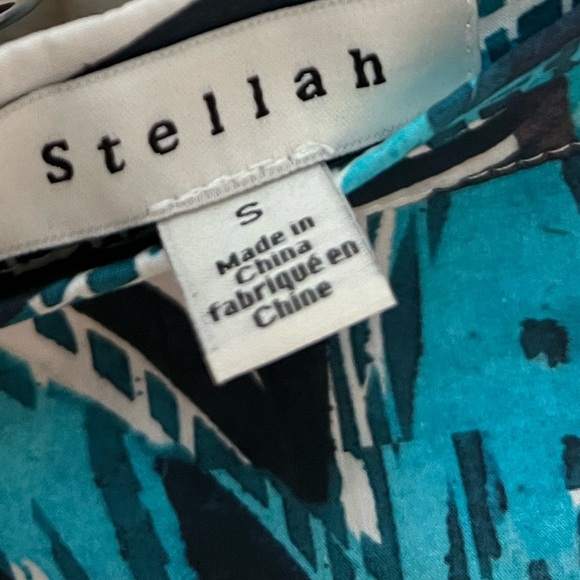 Stellah New York Skirt Set Abstract Spring Collection 2024 NWOT Small - Picture 10 of 10